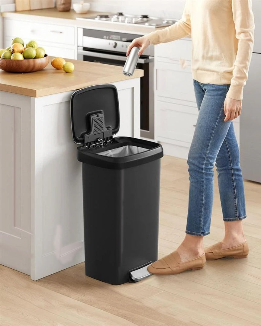 12-Gallon Kitchen Trash Can with Soft-Close Lid and Pedal – product view 2 | Ridgefield Furniture