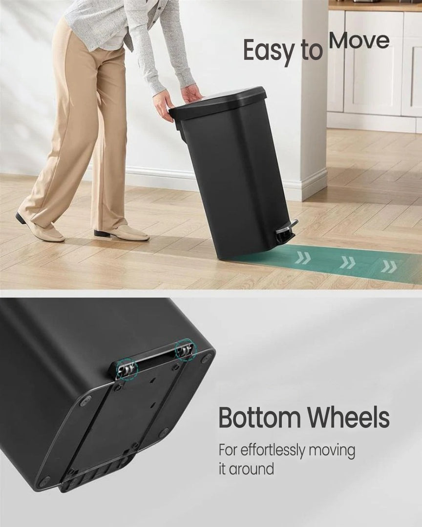 12-Gallon Kitchen Trash Can with Soft-Close Lid and Pedal – product view 4 | Ridgefield Furniture