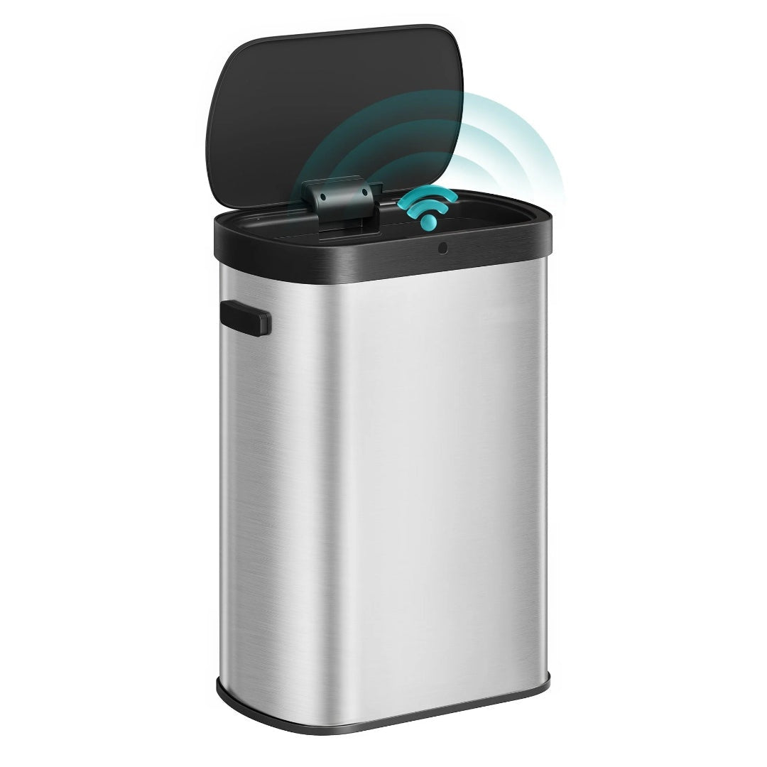 13-Gallon Motion Sensor Trash Can with Soft-Close Lid – product view 2 | Ridgefield Furniture