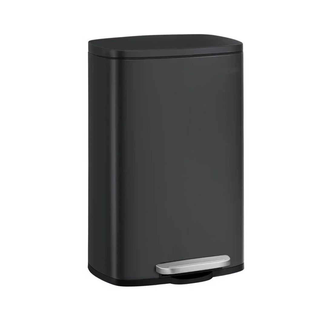 13-Gallon Stainless Steel Step Trash Can with Soft-Close Lid – product view 2 | Ridgefield Furniture