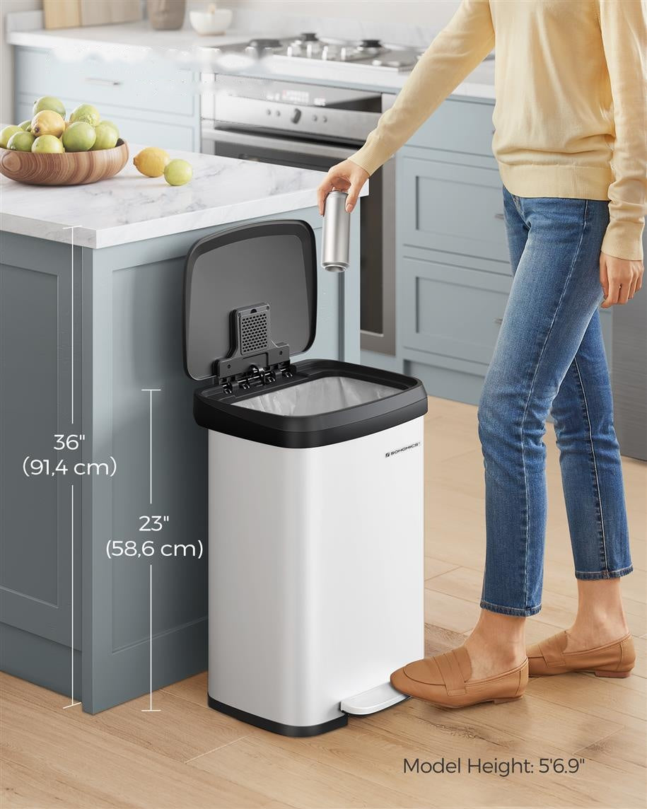 13-Gallon Stainless Steel Trash Can - product photo 20