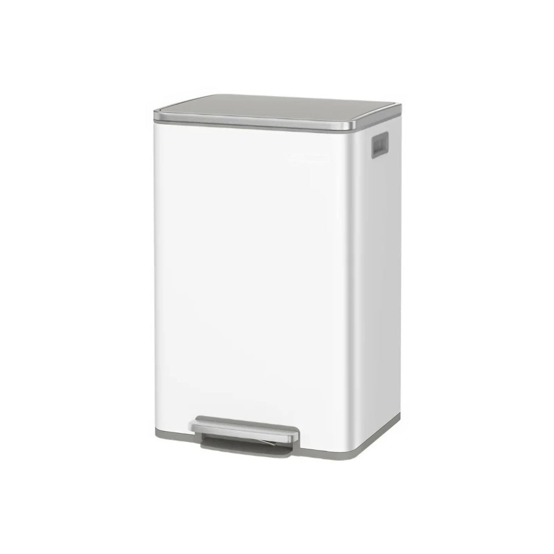 13-Gallon Stainless Steel Trash Can with Soft-Close Lid and Pedal – product view 1 | Ridgefield Furniture