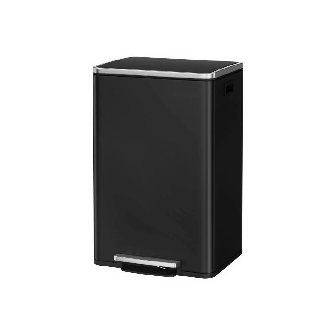 13-Gallon Stainless Steel Trash Can with Soft-Close Lid and Pedal – product view 2 | Ridgefield Furniture