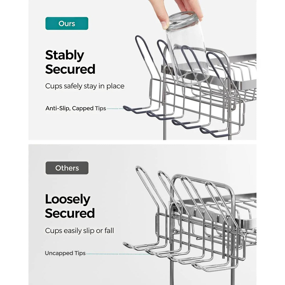 2-Tier Dish Drying Rack with Drainboard – product view 13 | Ridgefield Furniture