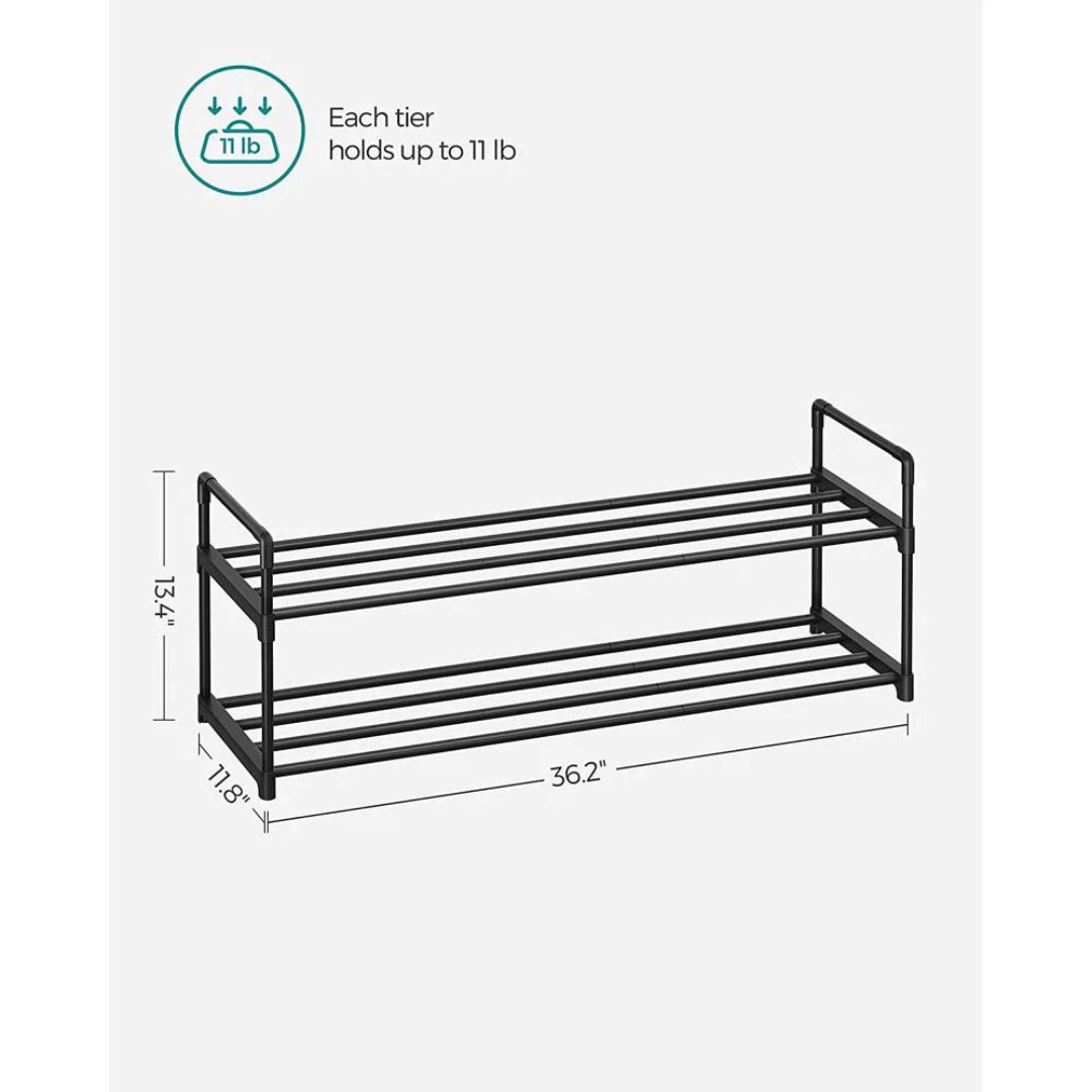 2/3/4/10 Tier Metal Shoe Rack – product view 11 | Ridgefield Furniture