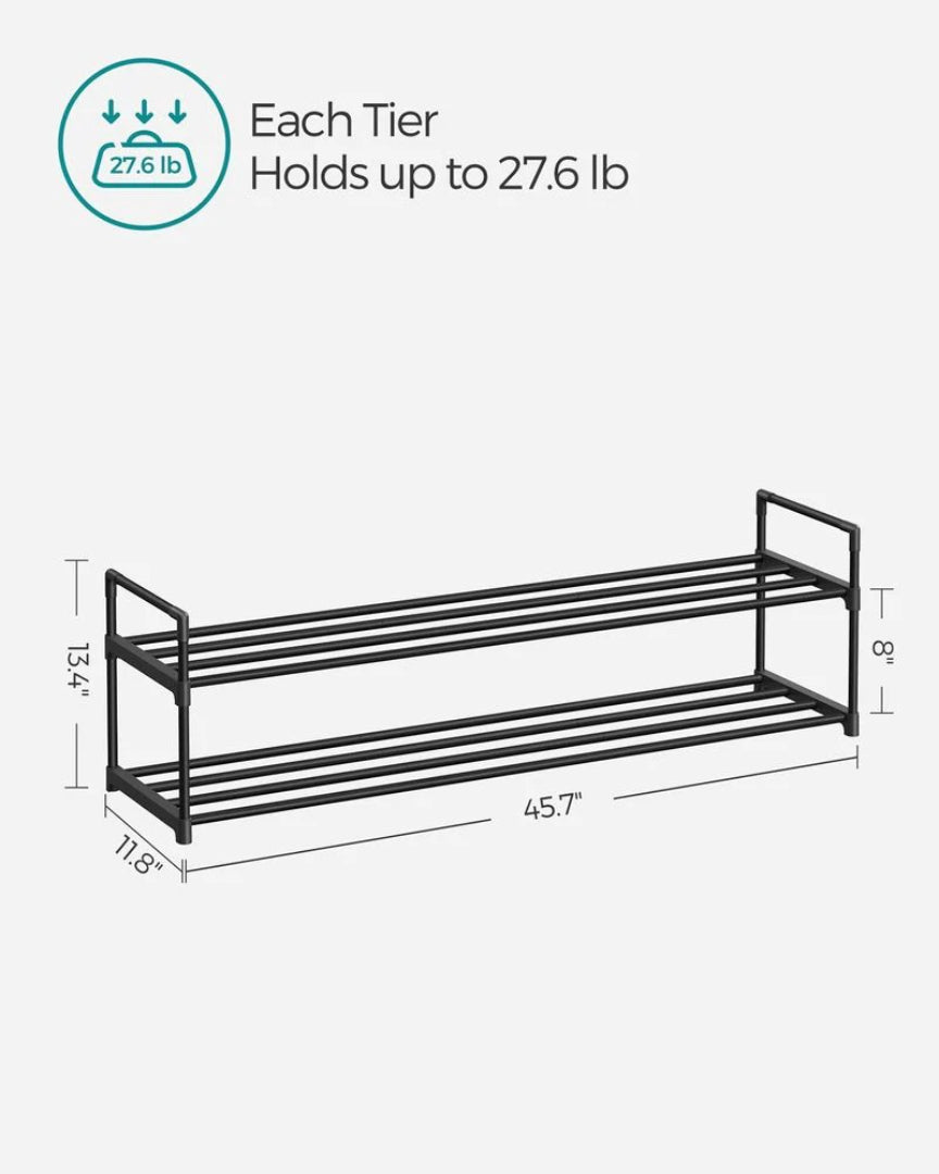 2/3/4/10 Tier Metal Shoe Rack – product view 15 | Ridgefield Furniture