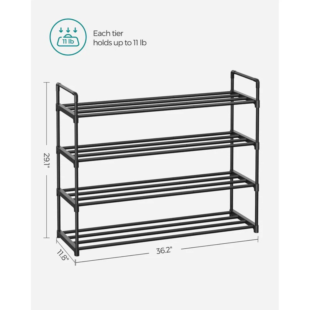 2/3/4/10 Tier Metal Shoe Rack – product view 24 | Ridgefield Furniture