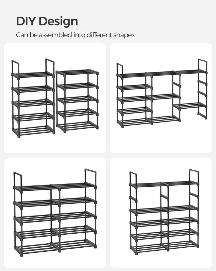 2/3/4/10 Tier Metal Shoe Rack – product view 28 | Ridgefield Furniture
