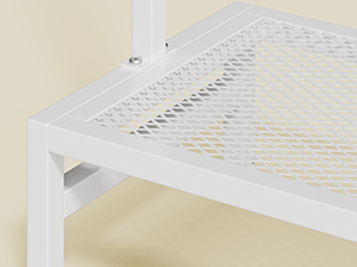 3-in-1 Dresser With Garment Rack 5 Fabric Drawers & Bottom Shelf - product photo 16