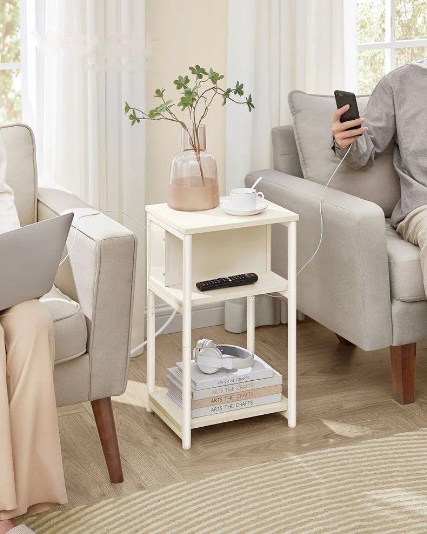 3 Tier End Table With USB Ports And Power Outlets – product view 43 | Ridgefield Furniture