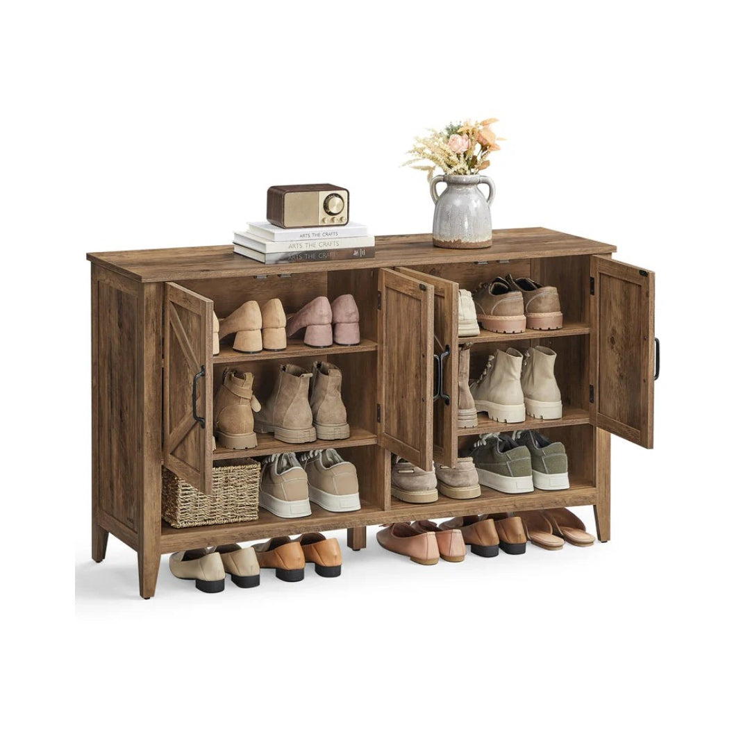 3 Tier Shoe Cabinet With Adjustable Shelf – product view 1 | Ridgefield Furniture