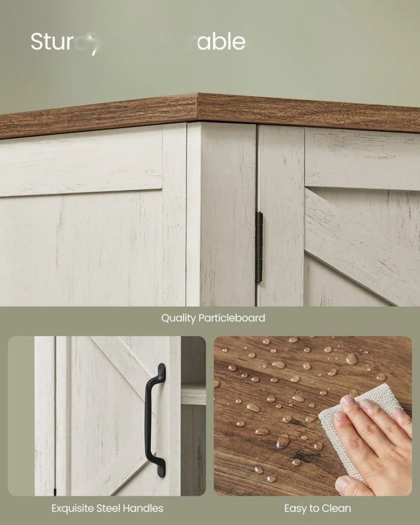 3 Tier Shoe Cabinet With Adjustable Shelf Storage Organizer – product view 7 | Ridgefield Furniture