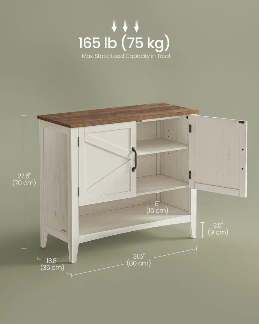 3 Tier Shoe Cabinet With Adjustable Shelf Storage Organizer – product view 8 | Ridgefield Furniture