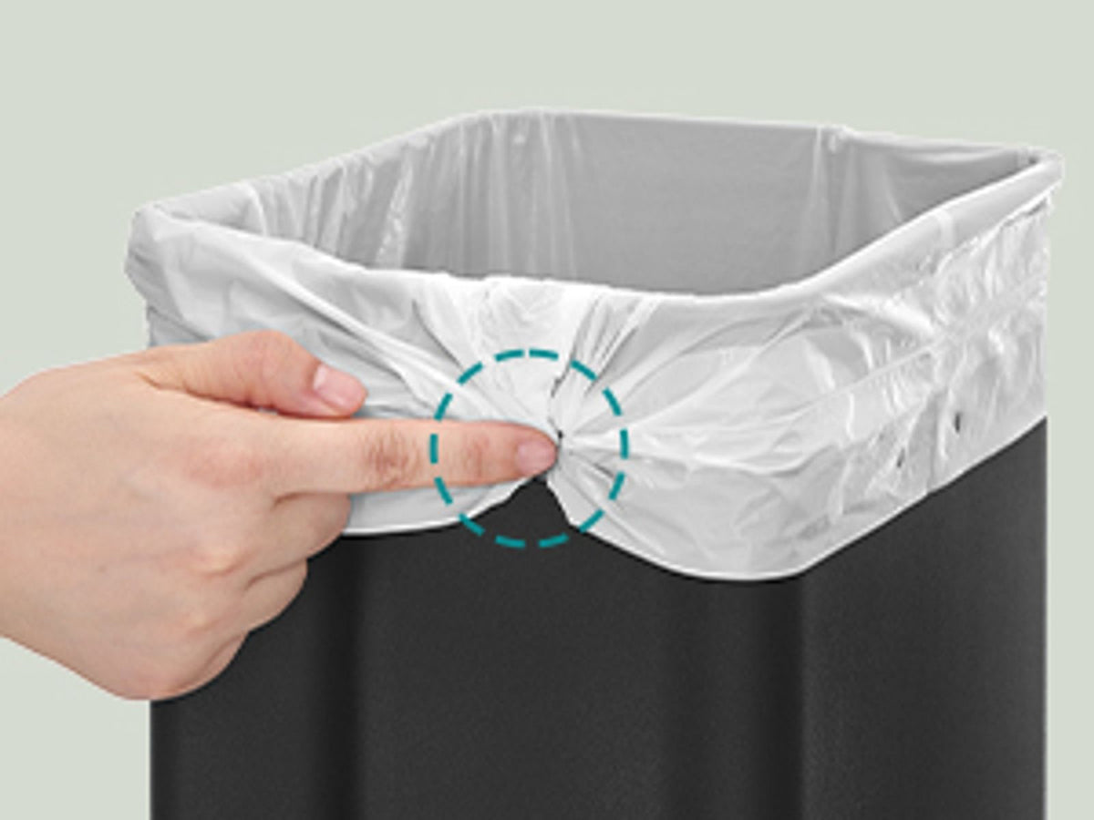 30L X 2 Trash Bin, Dual Pedal, Soft-Close, Stainless Steel, 15 Liners - product photo 31