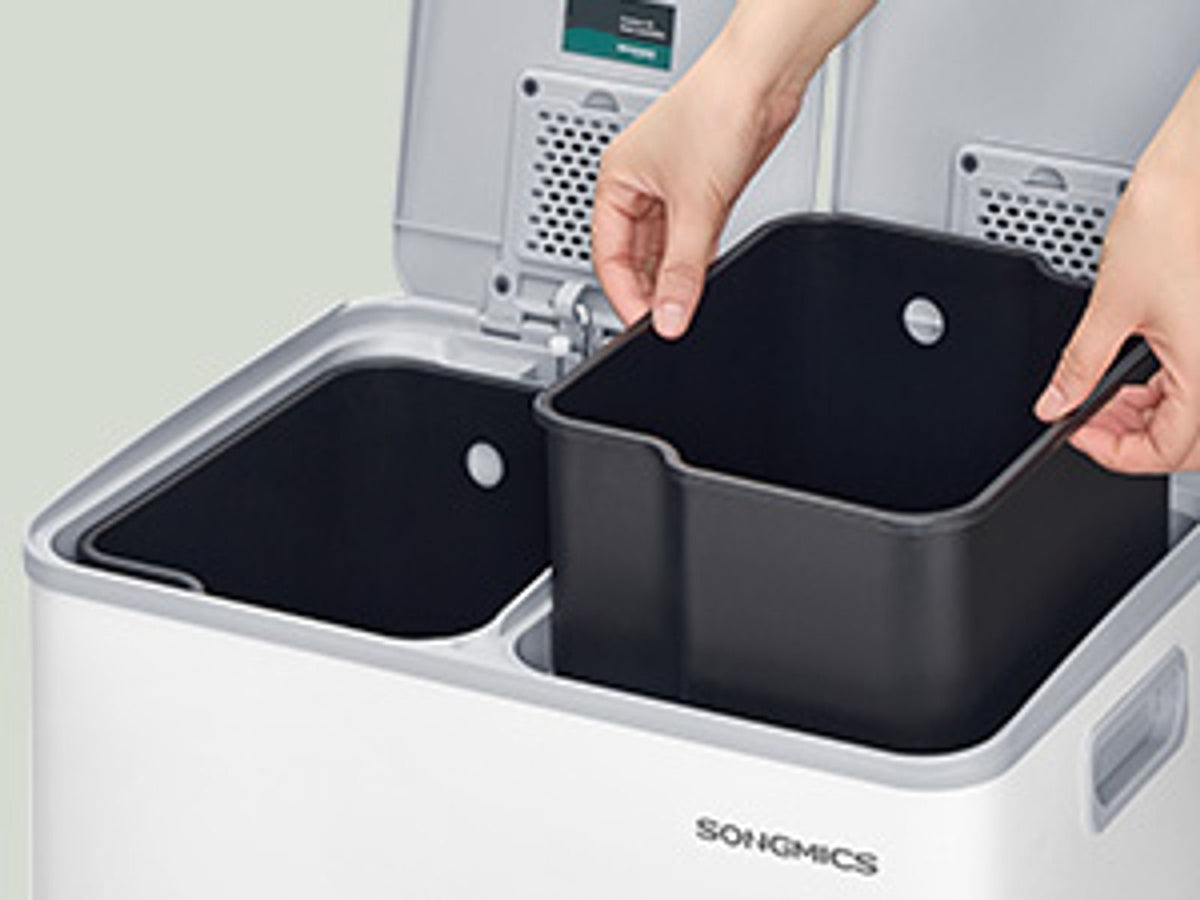 30L X 2 Trash Bin, Dual Pedal, Soft-Close, Stainless Steel, 15 Liners - product photo 34