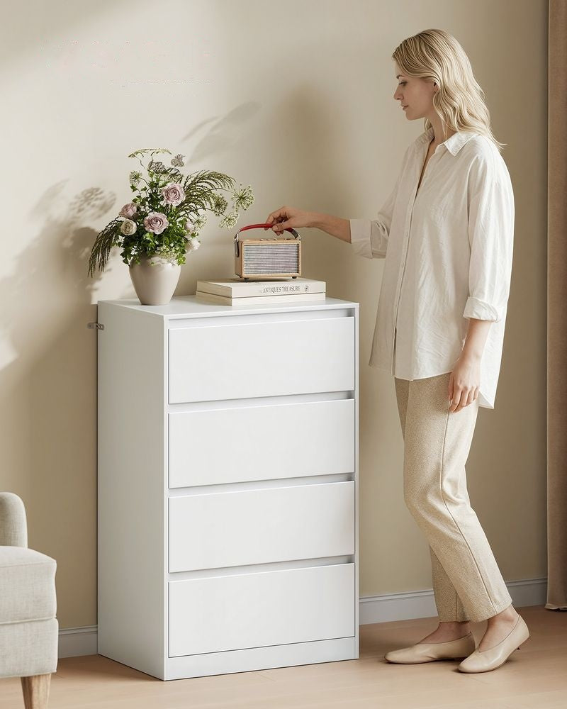 4-Drawer Dresser For Bedroom, Chest Of Drawers, Storage Tower Unit - product photo 02
