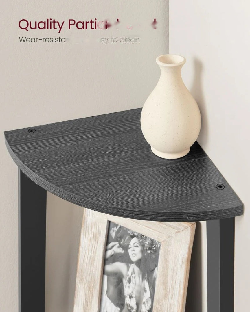 4 Tier Corner Bookshelf Industrial Storage Display Shelf – product view 20 | Ridgefield Furniture