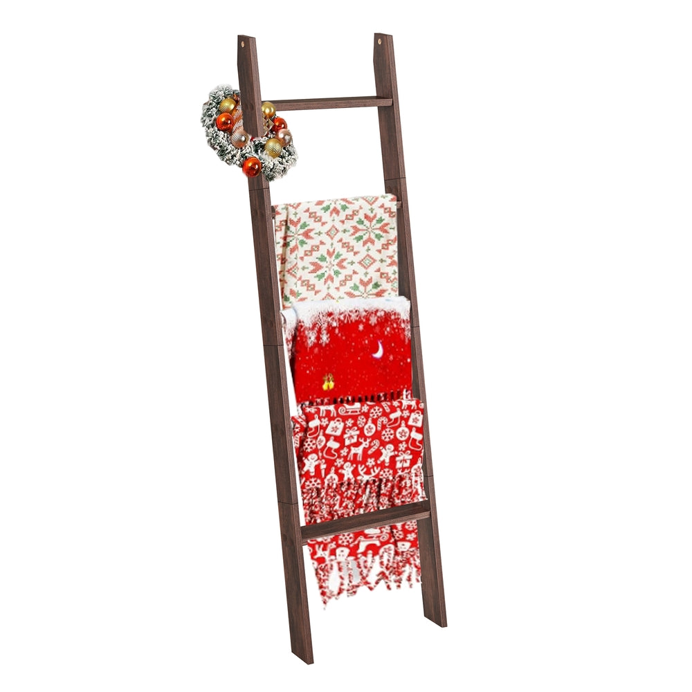 5-Tier Blanket Ladder Shelf - product photo 01