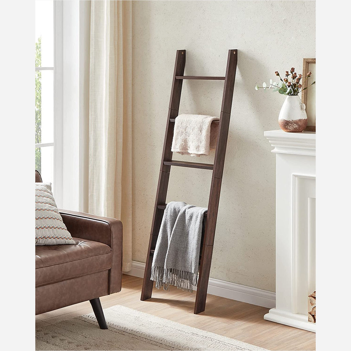 5-Tier Blanket Ladder Shelf - product photo 03