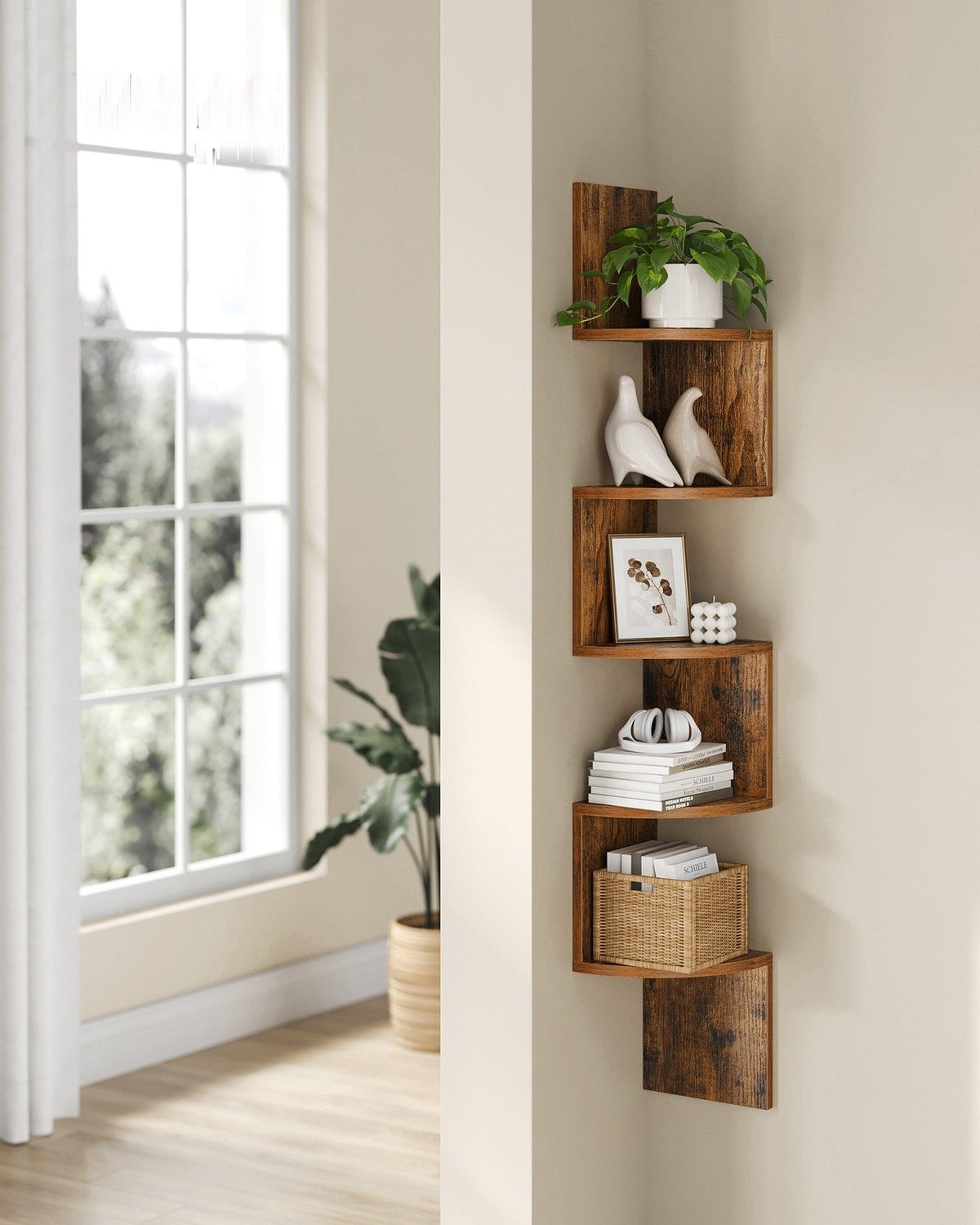 5-Tier Floating Wall Shelf - product photo 08
