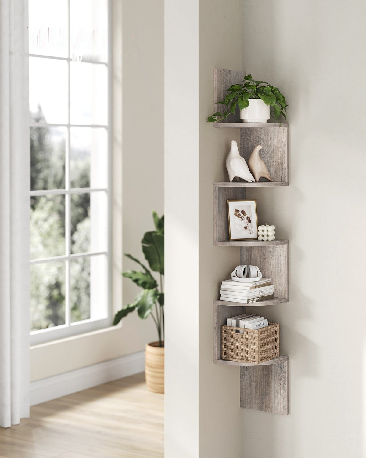 5-Tier Floating Wall Shelf - product photo 14