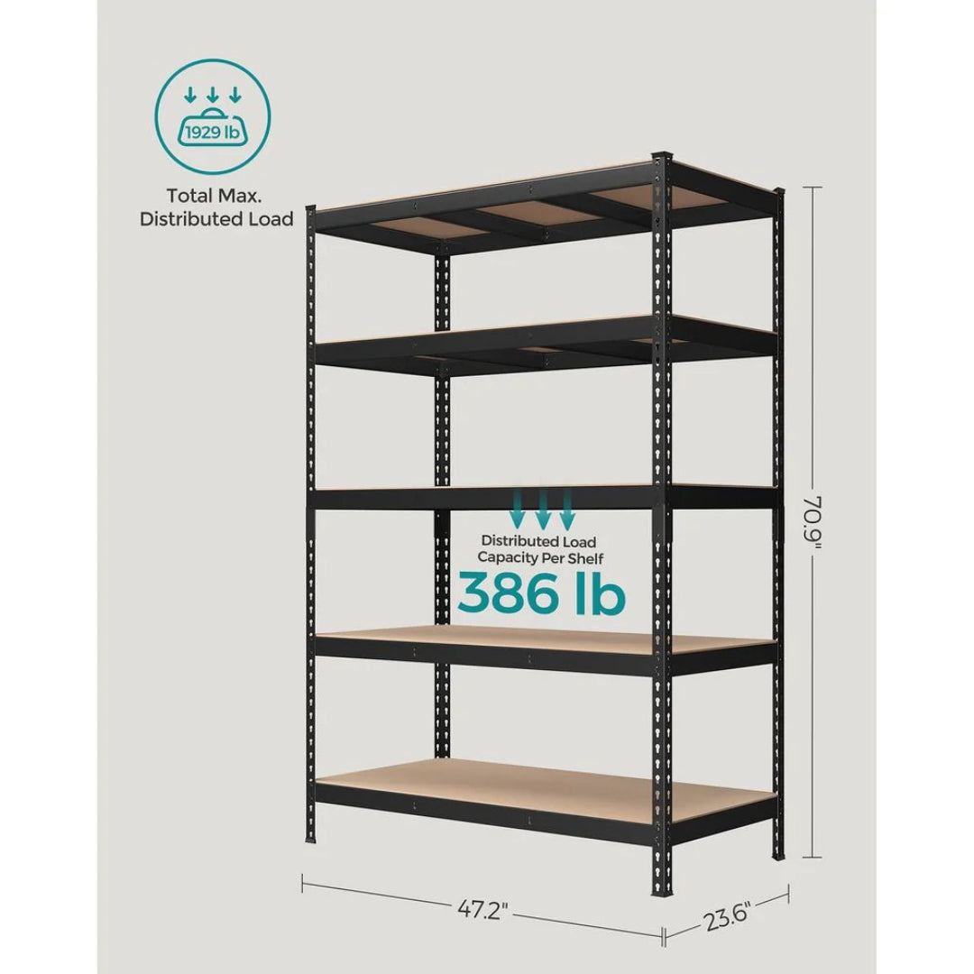 5 Tier Garage Storage Shelving Unit – product view 20 | Ridgefield Furniture