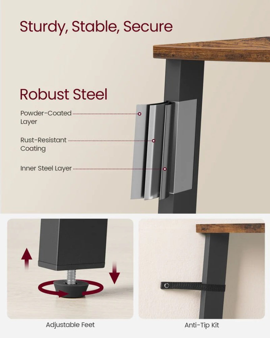 5 Tier Corner Shelf – product view 3 | Ridgefield Furniture