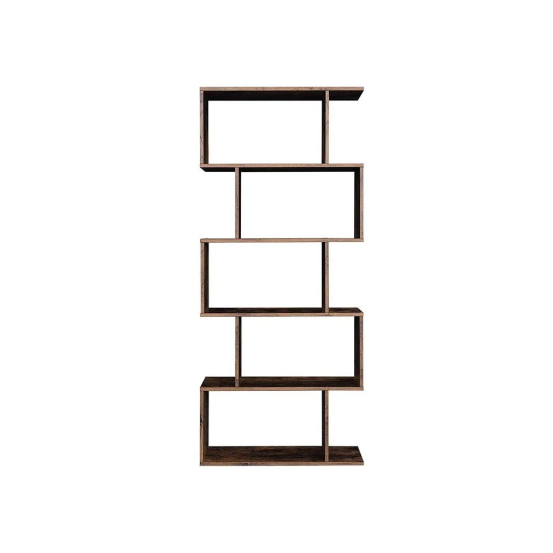 5 Tier Wooden Bookcase Storage Shelf Freestanding – product view 13 | Ridgefield Furniture