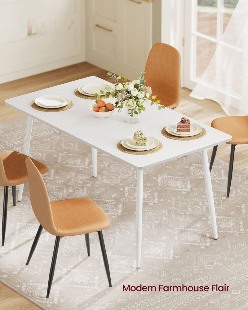 55.1" Dining Table For 4-6 People, Modern Kitchen Table - product photo 02
