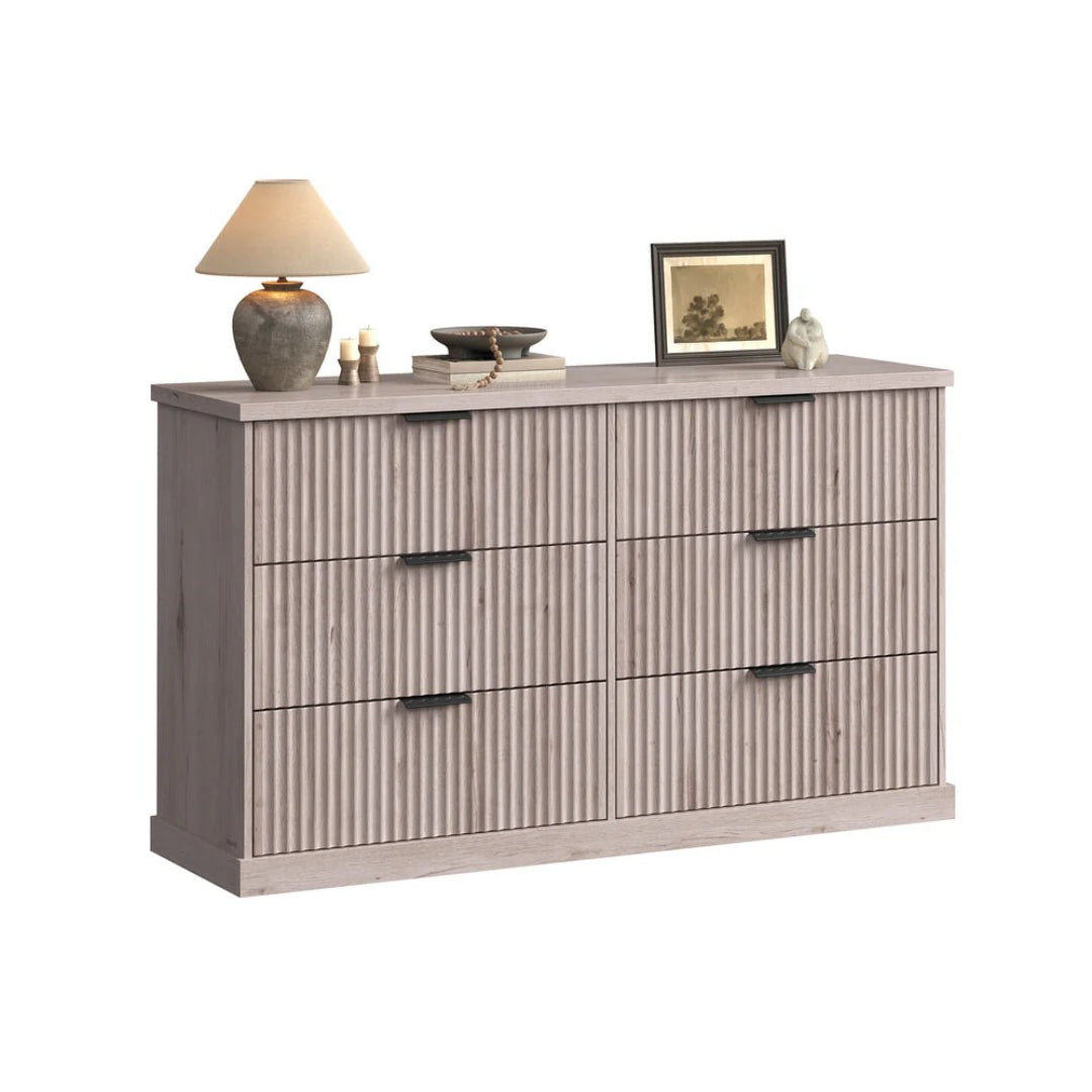 6-Drawer Double Dresser for Bedroom – product view 2 | Ridgefield Furniture