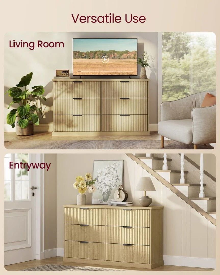 6-Drawer Double Dresser for Bedroom – product view 7 | Ridgefield Furniture