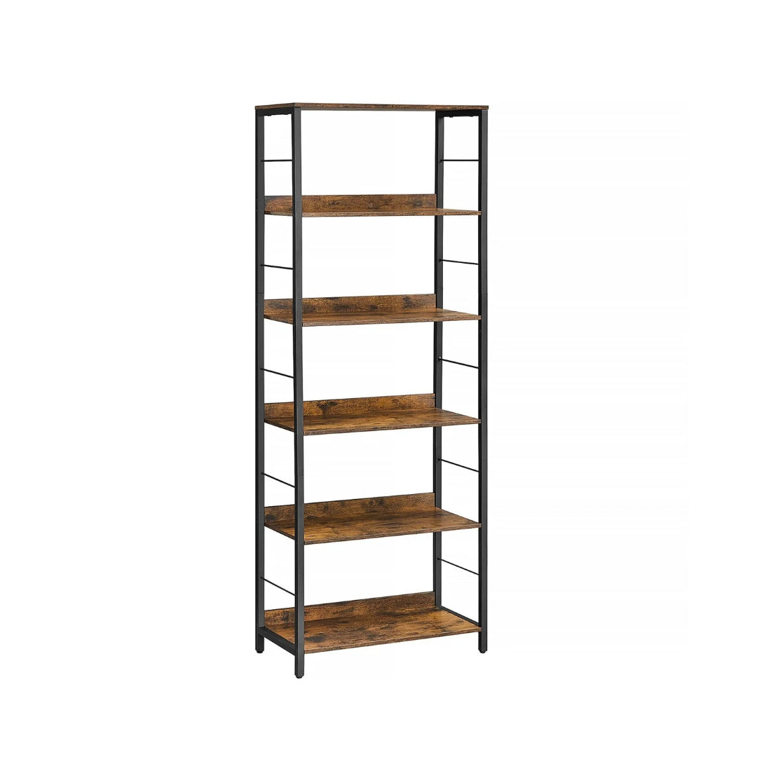 6 Tier Industrial Bookshelf – product view 1 | Ridgefield Furniture