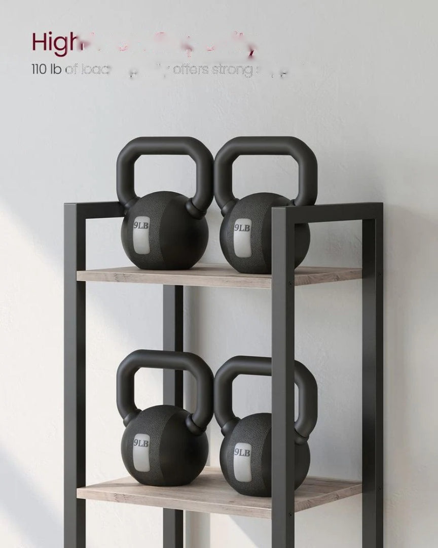 6 Tier Narrow Bookcase With Steel Frame Storage Shelf – product view 21 | Ridgefield Furniture