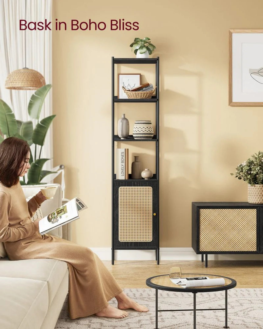 6 Tier Bookcase With Door – product view 3 | Ridgefield Furniture