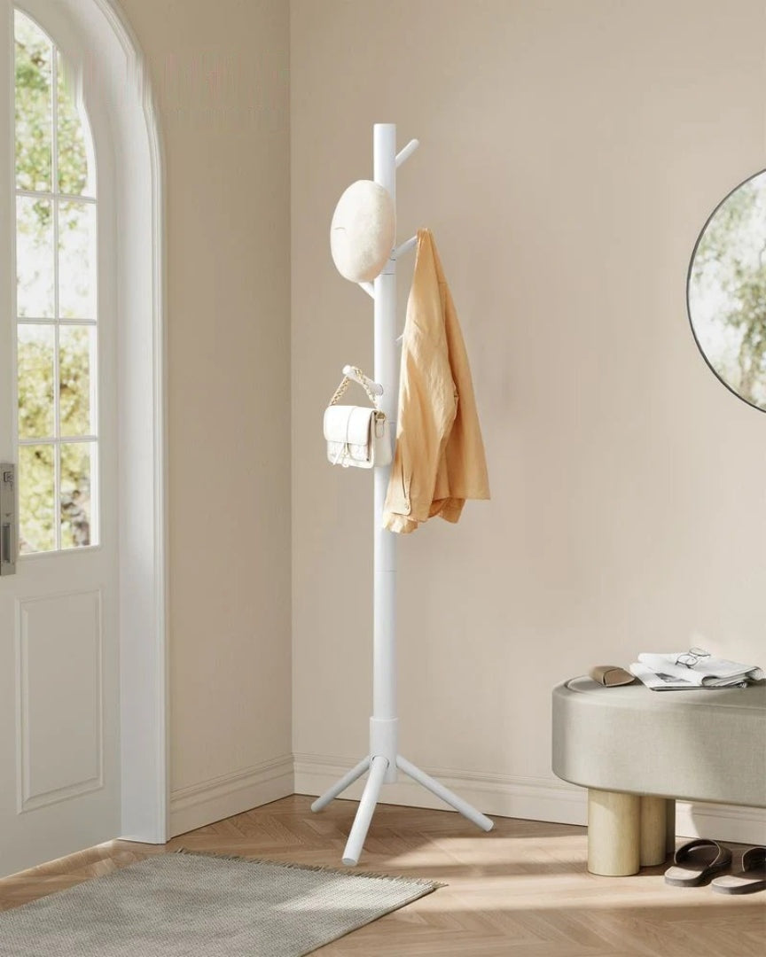 Solid Wood Coat Rack With 8 Hooks – product view 13 | Ridgefield Furniture
