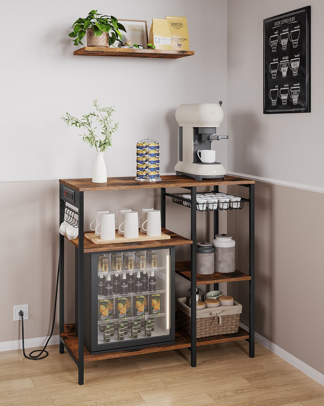 Baker's Rack With Charging Station - product photo 03