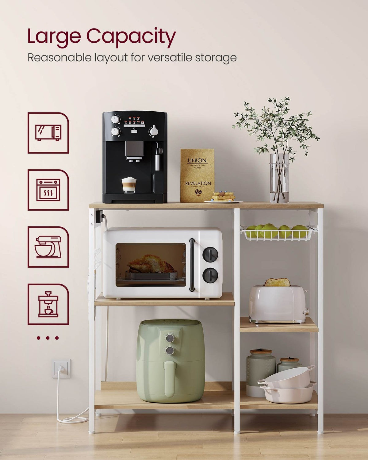 Baker's Rack With Charging Station - product photo 20