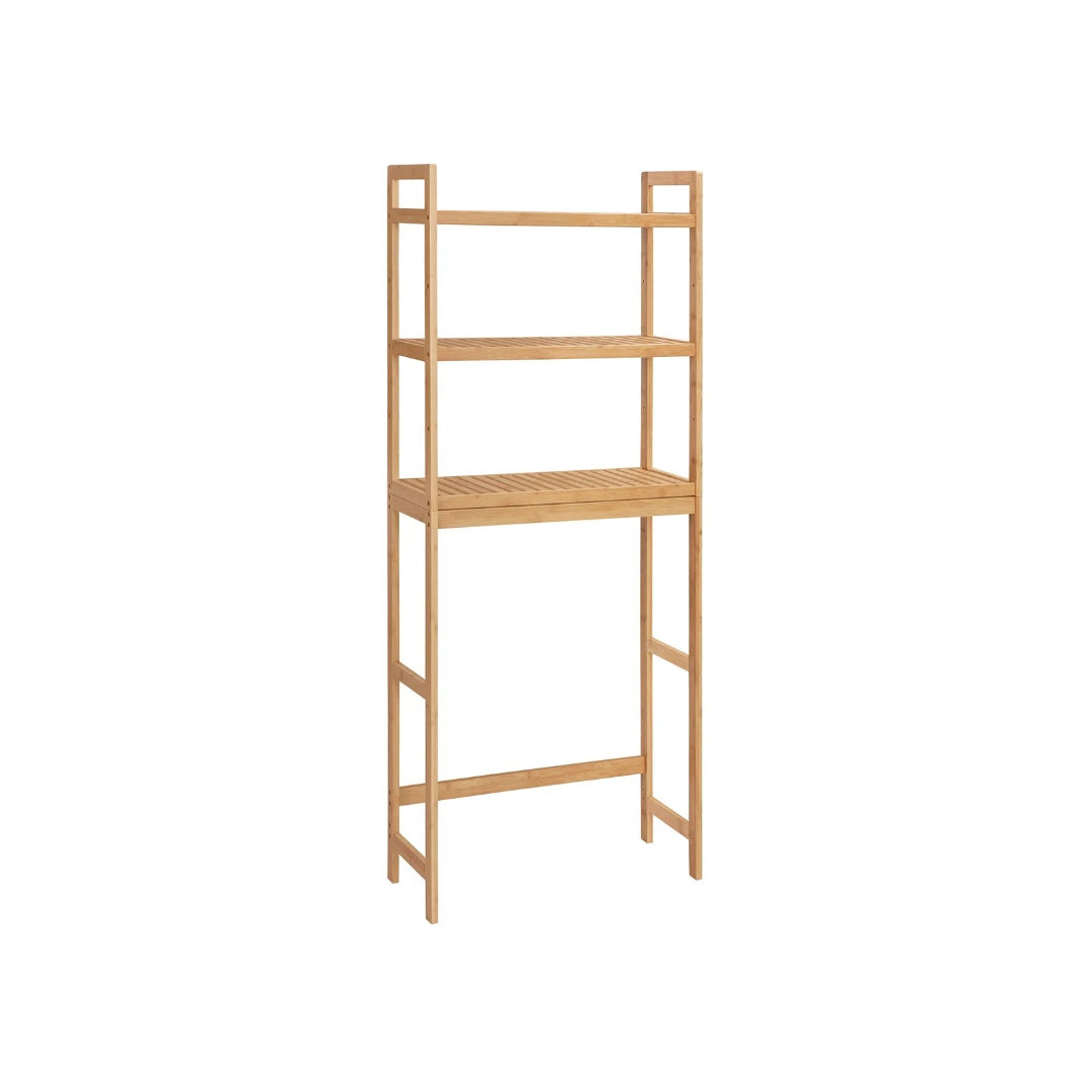 Bamboo Over Toilet Bathroom Organizer 3 Or 4 Tier Shelf – product view 2 | Ridgefield Furniture