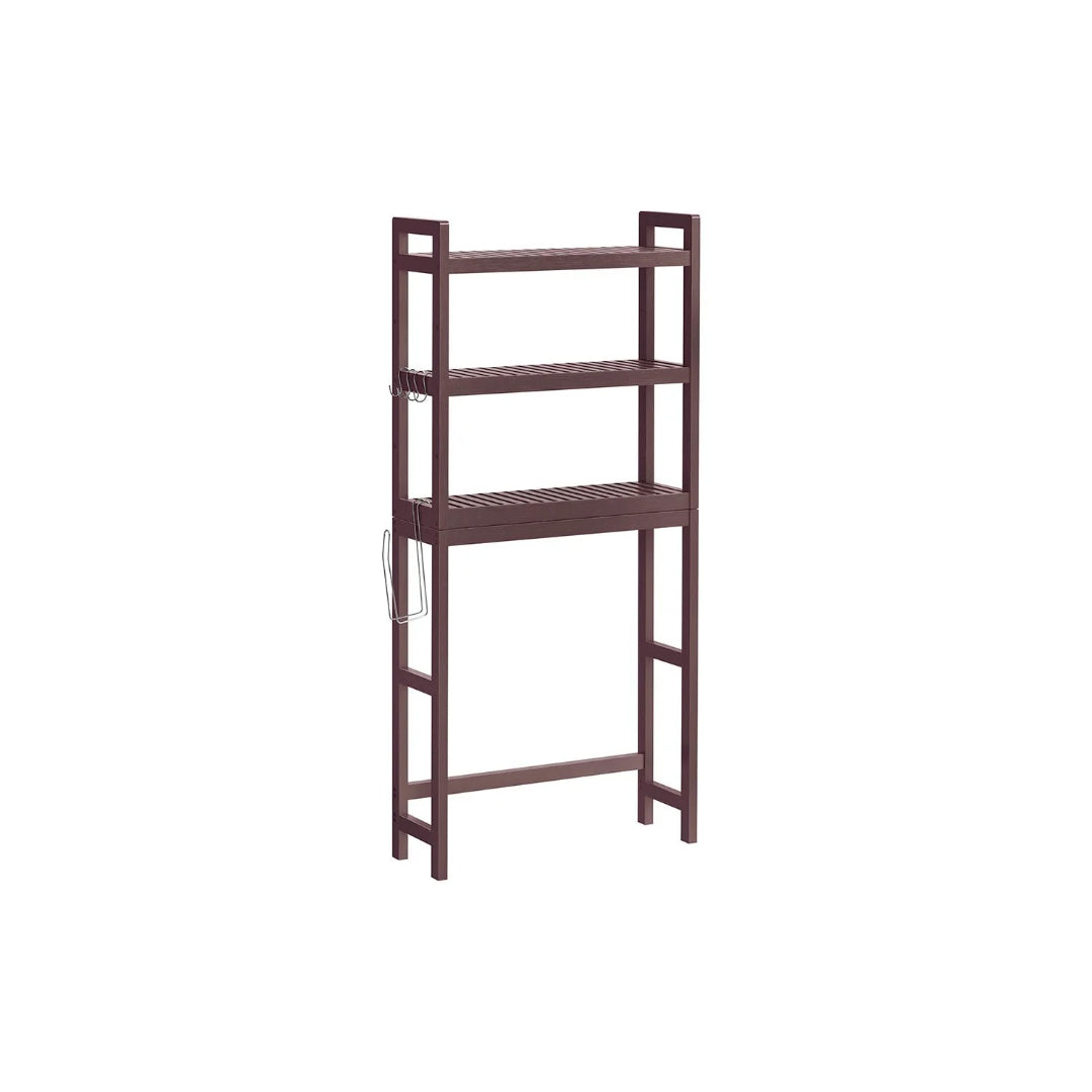 Bamboo Over Toilet Bathroom Organizer 3 Or 4 Tier Shelf – product view 5 | Ridgefield Furniture