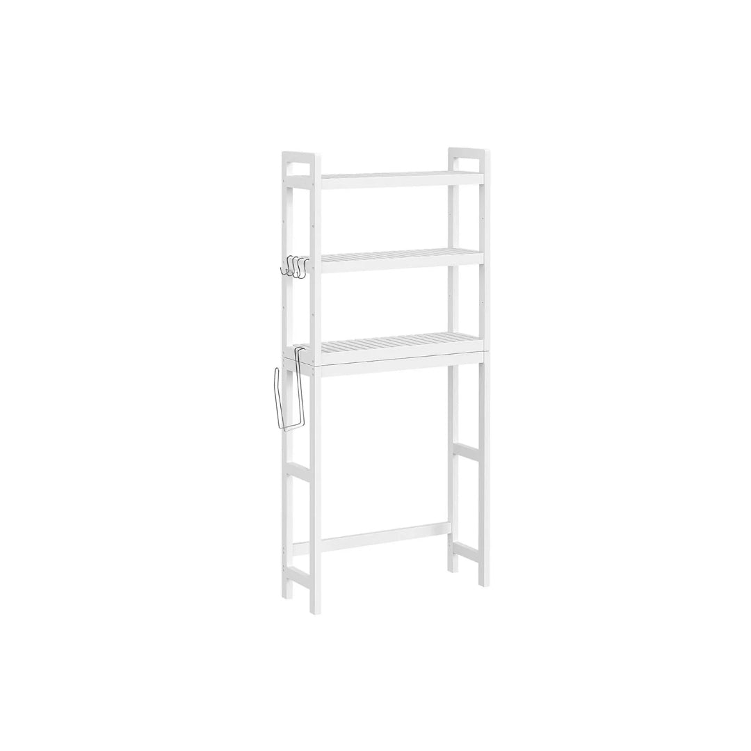 Bamboo Over Toilet Bathroom Organizer 3 Or 4 Tier Shelf – product view 6 | Ridgefield Furniture