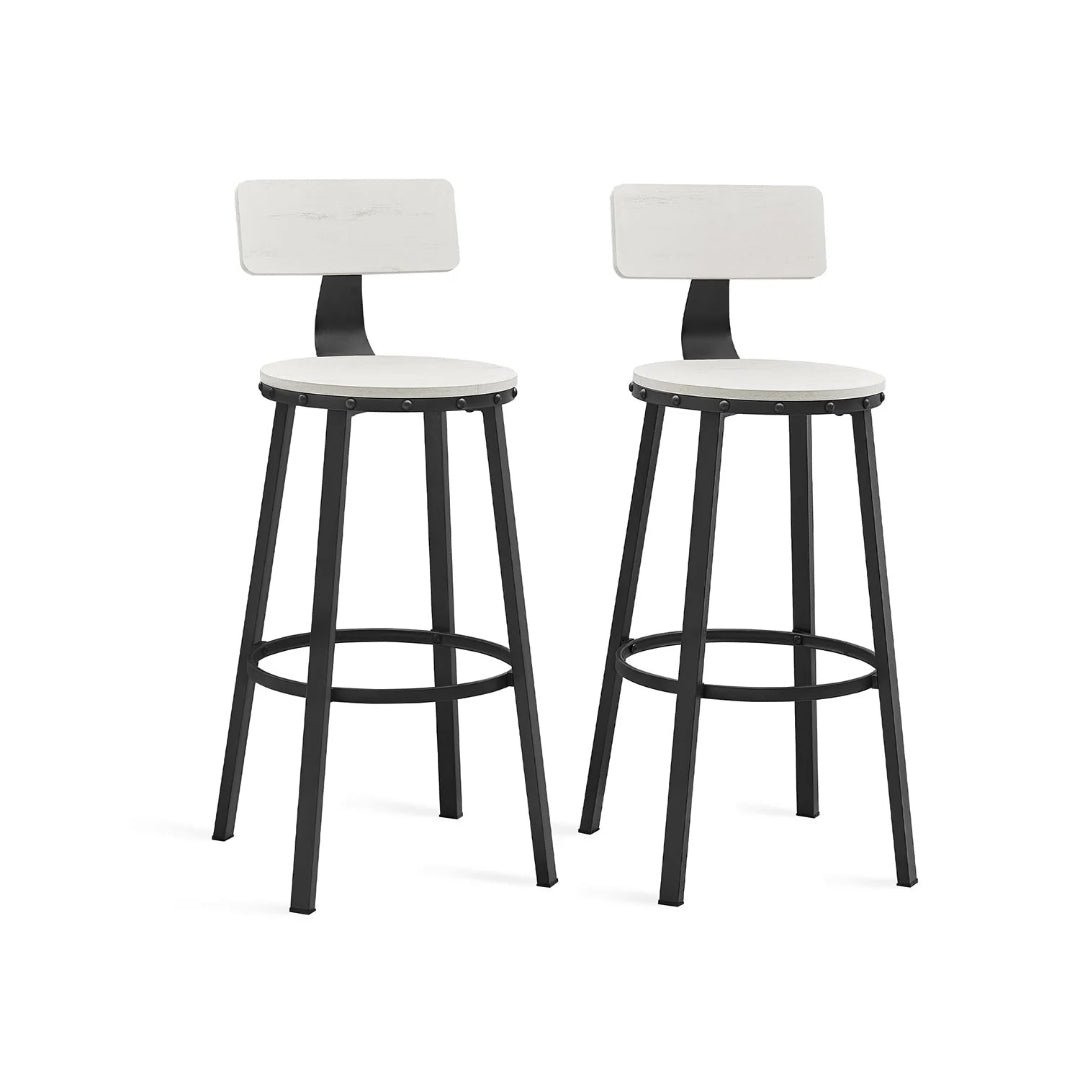 Bar Height Bar Stools with Backrest – product view 2 | Ridgefield Furniture