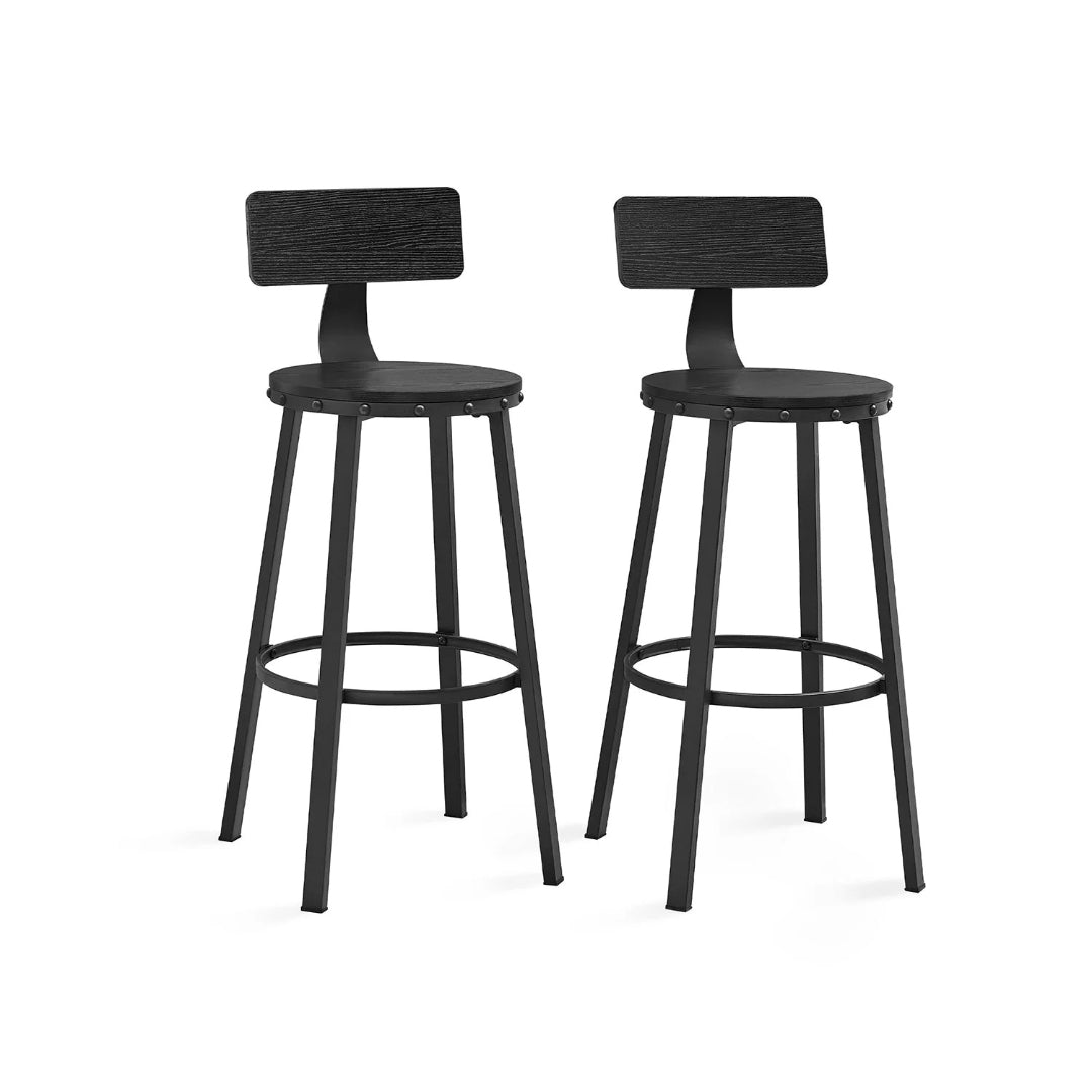 Bar Height Bar Stools with Backrest – product view 3 | Ridgefield Furniture
