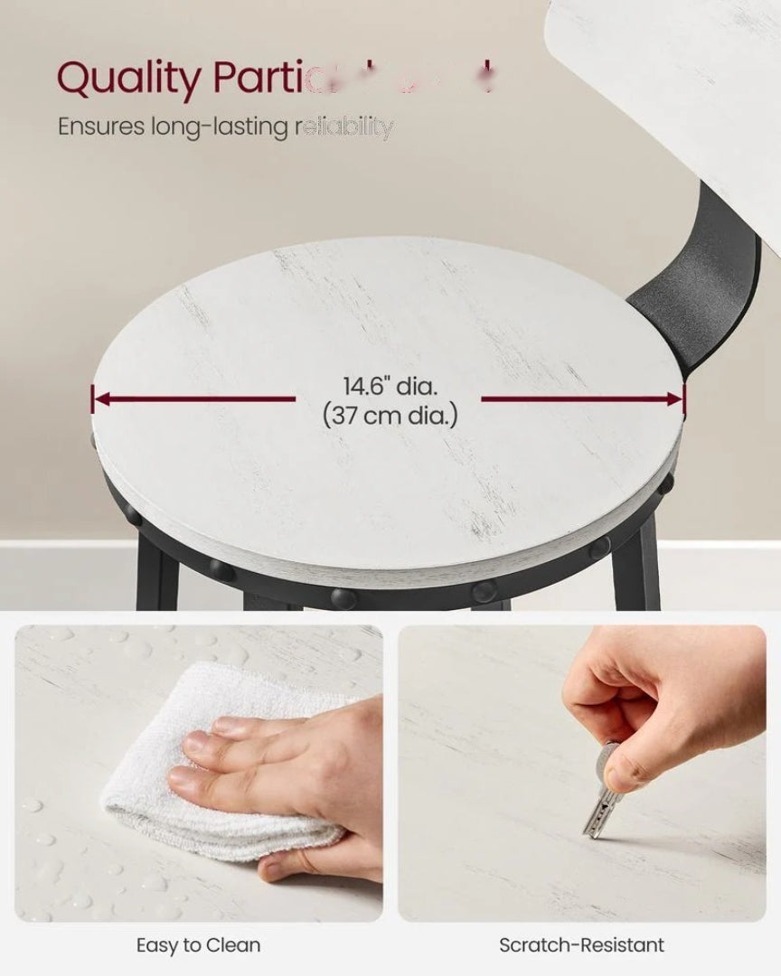 Bar Height Bar Stools with Backrest – product view 18 | Ridgefield Furniture