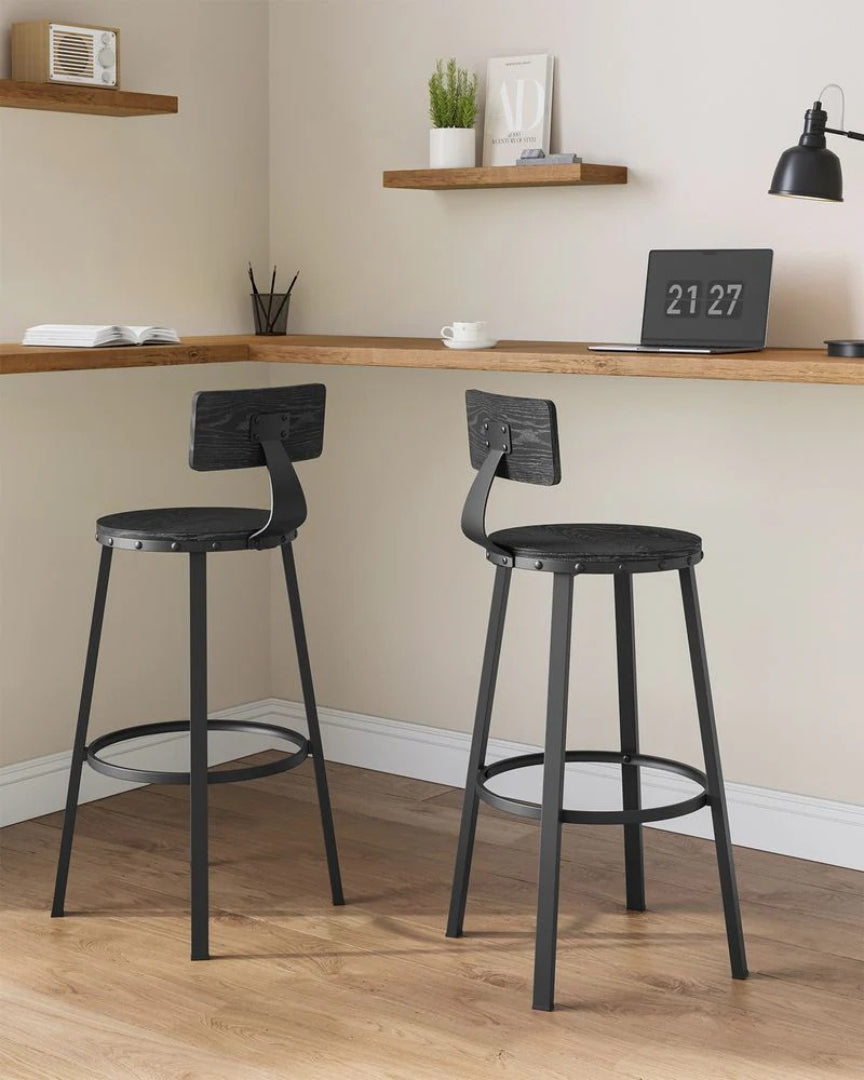 Bar Height Bar Stools with Backrest – product view 24 | Ridgefield Furniture