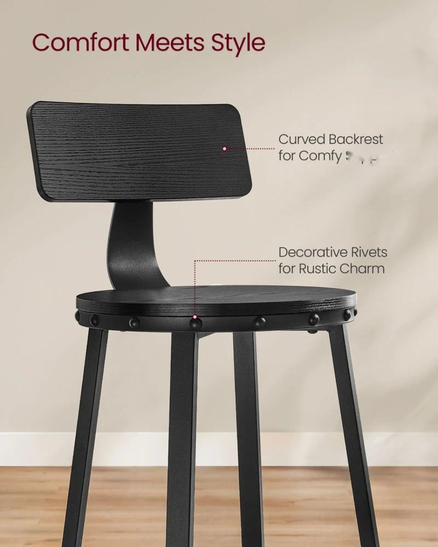 Bar Height Bar Stools with Backrest – product view 26 | Ridgefield Furniture
