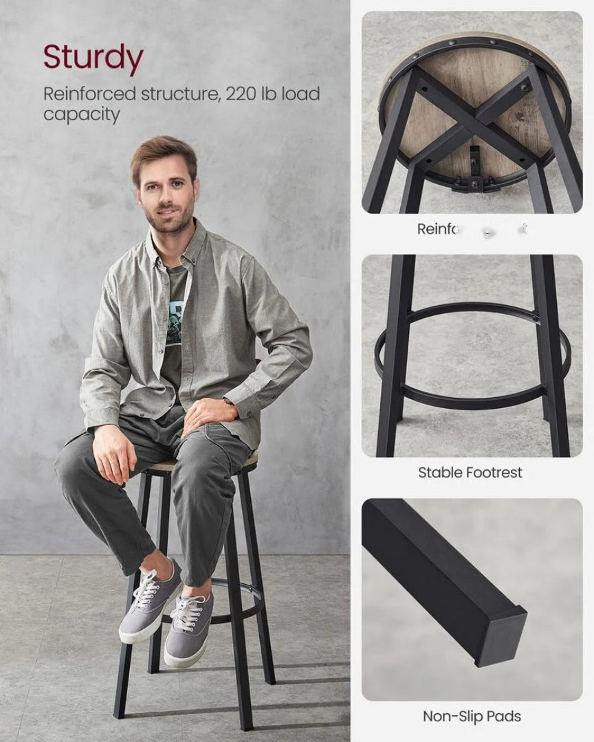 Bar Height Bar Stools with Backrest – product view 31 | Ridgefield Furniture