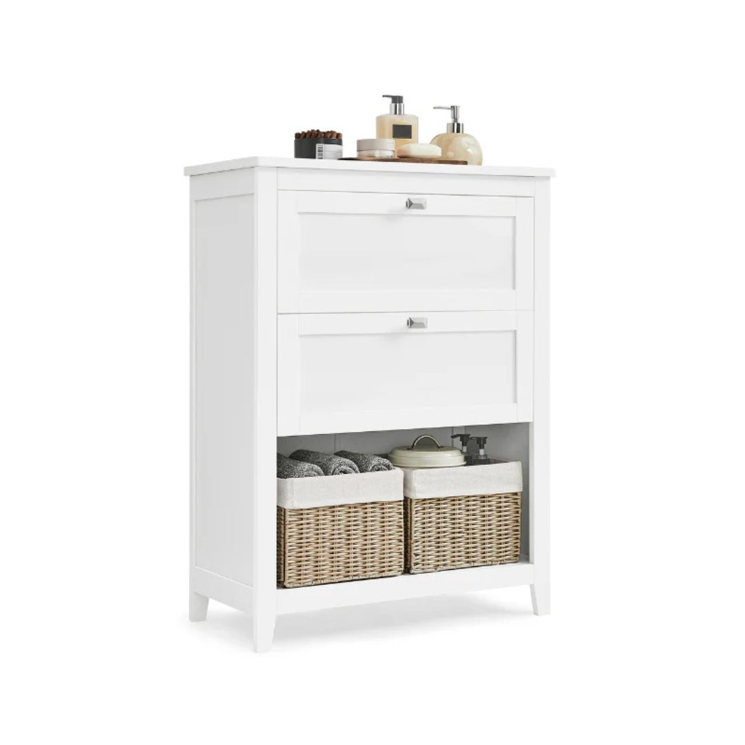 Bathroom Cabinet With 2 Drawers Storage Unit 23.6in Wide – product view 1 | Ridgefield Furniture