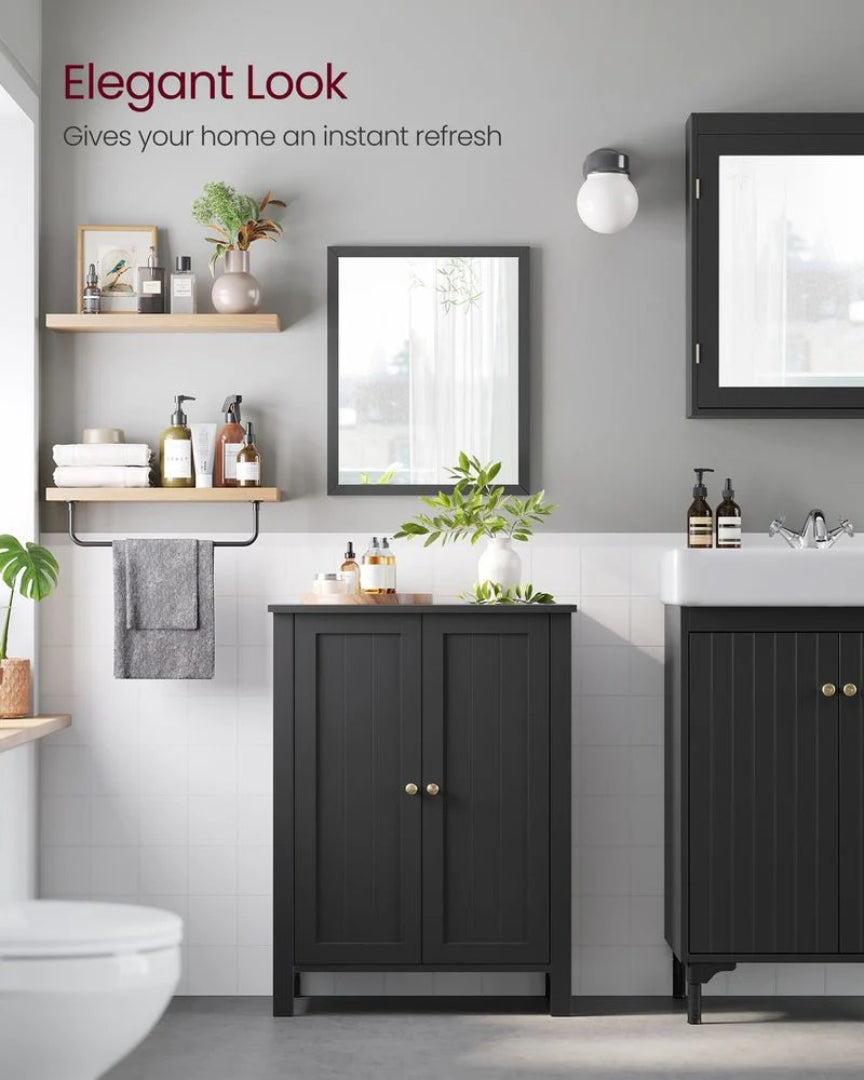 Bathroom Floor Storage Cabinet Freestanding 23.6in Wide – product view 5 | Ridgefield Furniture