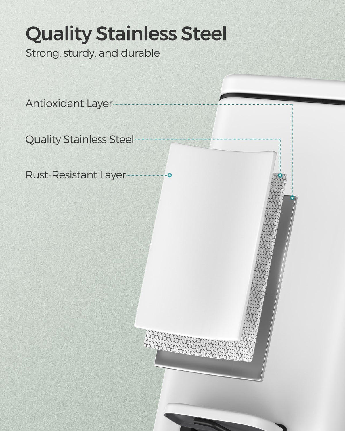 Bathroom Trash Can - product photo 55