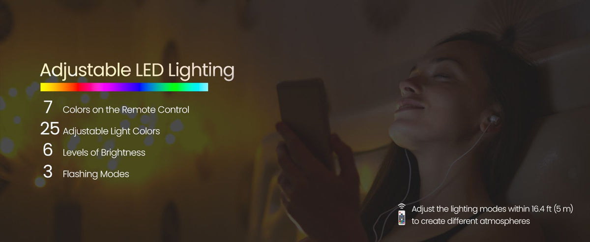Bedside Table With LED Lights - product photo 24